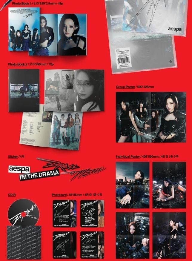aespa - 迷你四輯: Drama ( Drama 版｜CD ) 內頁 3