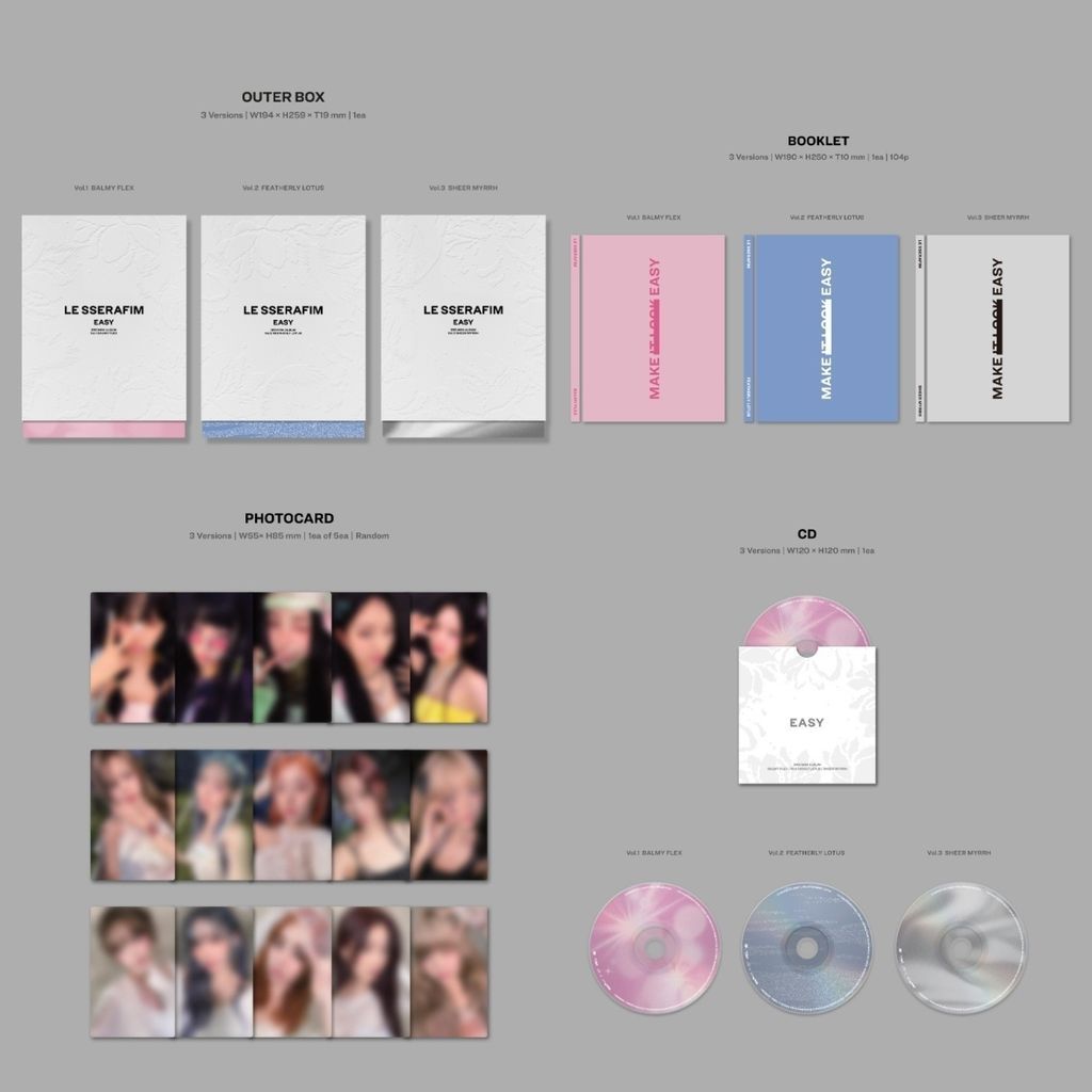 LE SSERAFIM- 3rd Mini Album: Easy ( Photobook 版｜CD ) 內頁 3