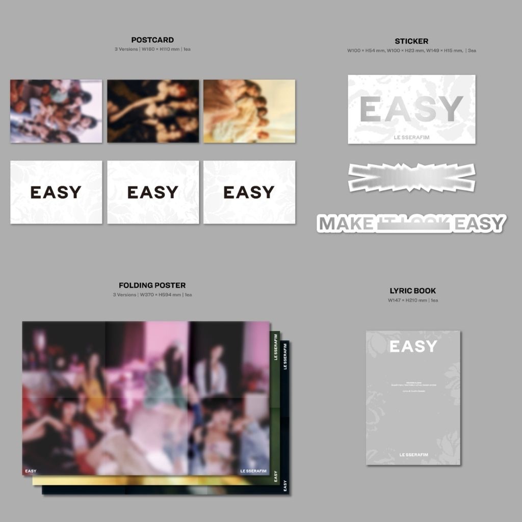 LE SSERAFIM- 3rd Mini Album: Easy ( Photobook 版｜CD ) 內頁 4