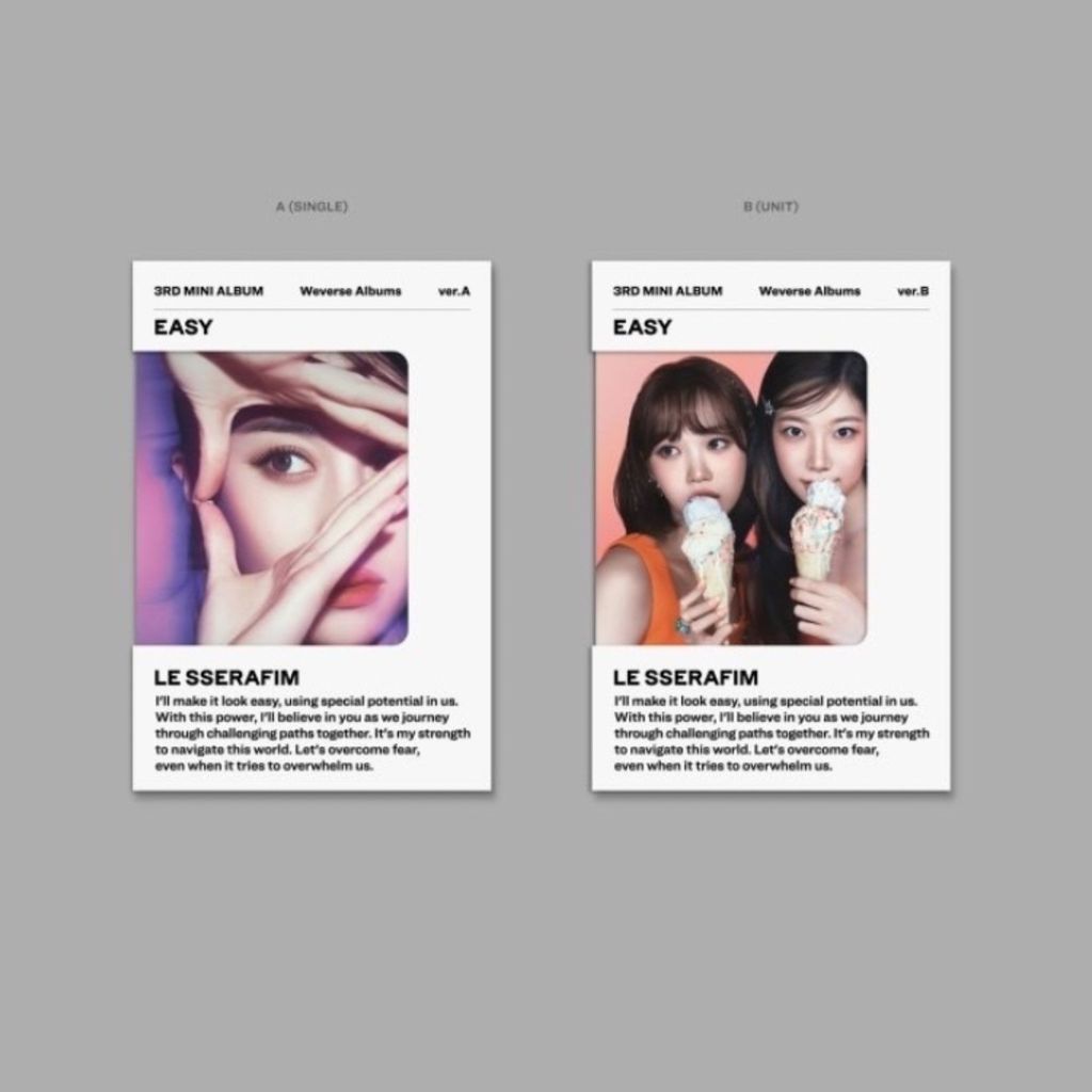 LE SSERAFIM- 3rd Mini Album: Easy ( Weverse 版｜數位專輯 ) 內頁 3