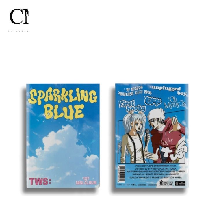 TWS- 1st Mini Album: Sparkling Blue（Weverse 版｜數位專輯） 封面