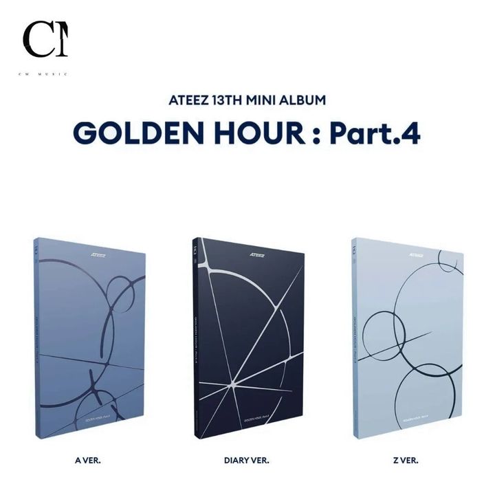 ATEEZ - 迷你十三輯: Golden Hour : Part.4【Photobook版】（CD） 封面