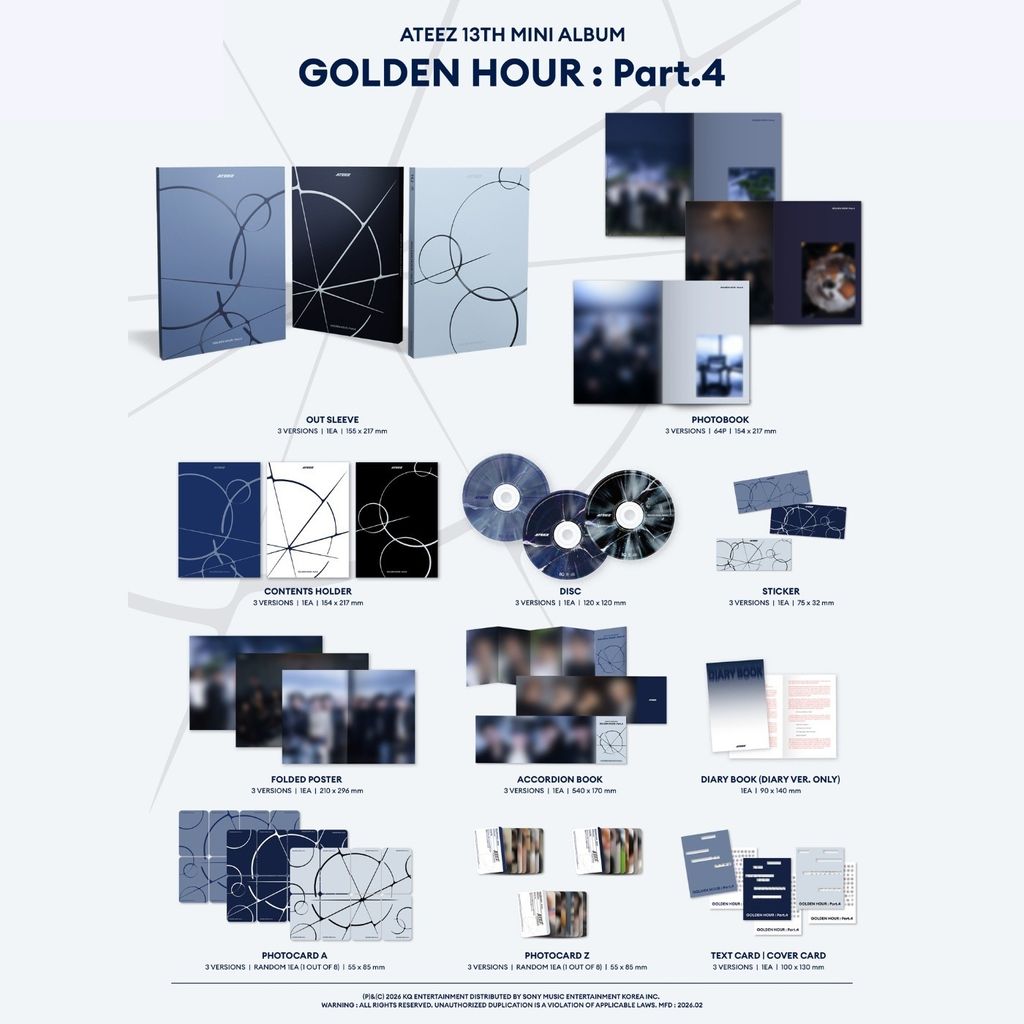 ATEEZ - 迷你十三輯: Golden Hour : Part.4【Photobook版】（CD） 內頁 1