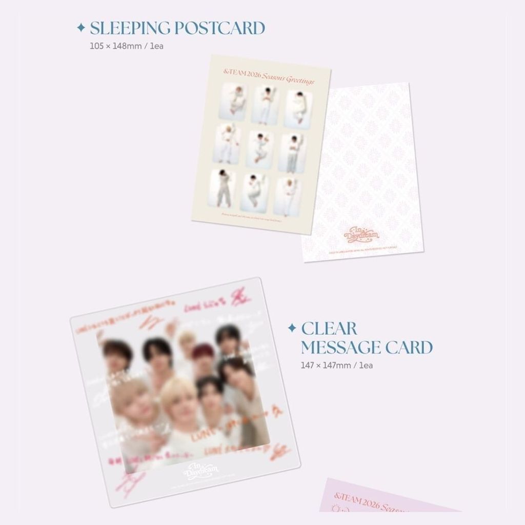 &TEAM - 2026 Season Greetings：In a Daydream 【2026 年曆】（官方周邊） 內頁 4