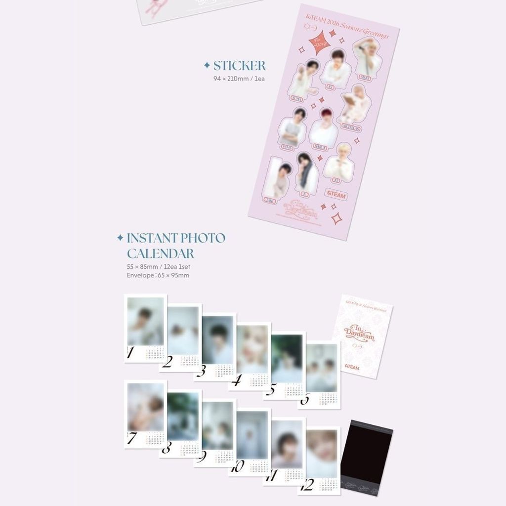 &TEAM - 2026 Season Greetings：In a Daydream 【2026 年曆】（官方周邊） 內頁 5