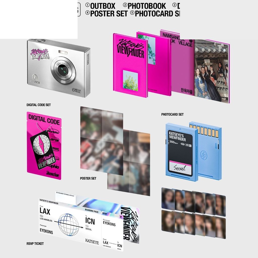 【限時補貨預購】KATSEYE - 'KATSEYE'S VIEWFINDER IN SEOUL’ 回憶錄（官方週邊） 內頁 1