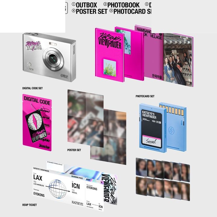 【限時補貨預購】KATSEYE - 'KATSEYE'S VIEWFINDER IN SEOUL’ 回憶錄（官方週邊） 內頁 1