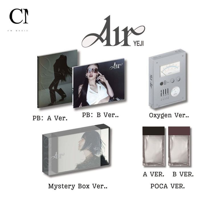 禮志 YEJI (ITZY) - 首張專輯: Air（CD｜數位專輯） 封面