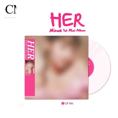 米妮 MINNIE ((G)I-DLE) - 迷你一輯: Her（粉色彩膠｜黑膠唱片 LP）
