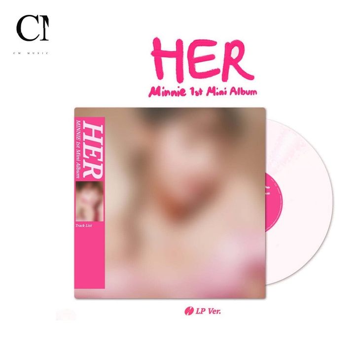 米妮 MINNIE ((G)I-DLE) - 迷你一輯: Her（粉色彩膠｜黑膠唱片 LP） 封面