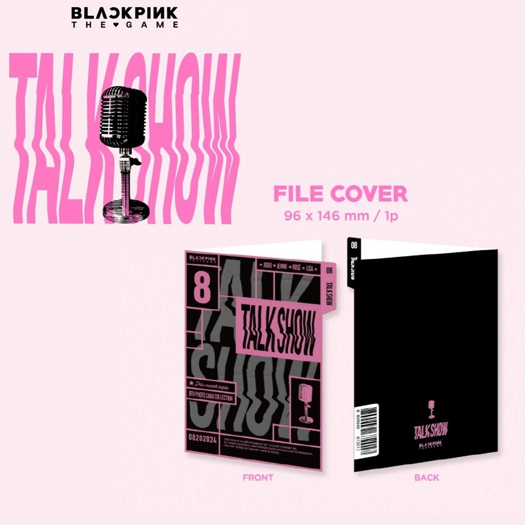 BLACKPINK - The Game Photocard Collection: Talk Show ( 周邊｜遊戲卡 ) 內頁 1