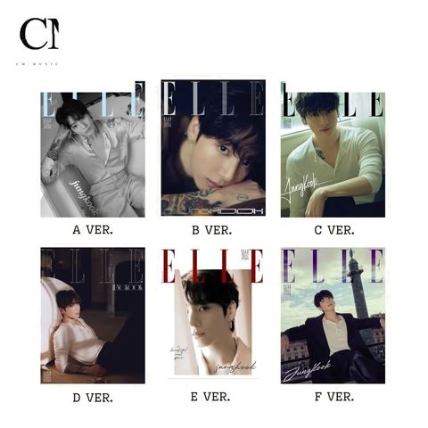 ELLE 2026 1月號封面人物：田征國 JUNG KOOK 【BTS】（韓國雜誌）