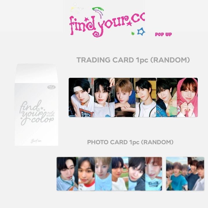 NCT WISH - 2025 POP UP：FIND YOUR COLOR 【隨機卡包】（MD） 內頁 1