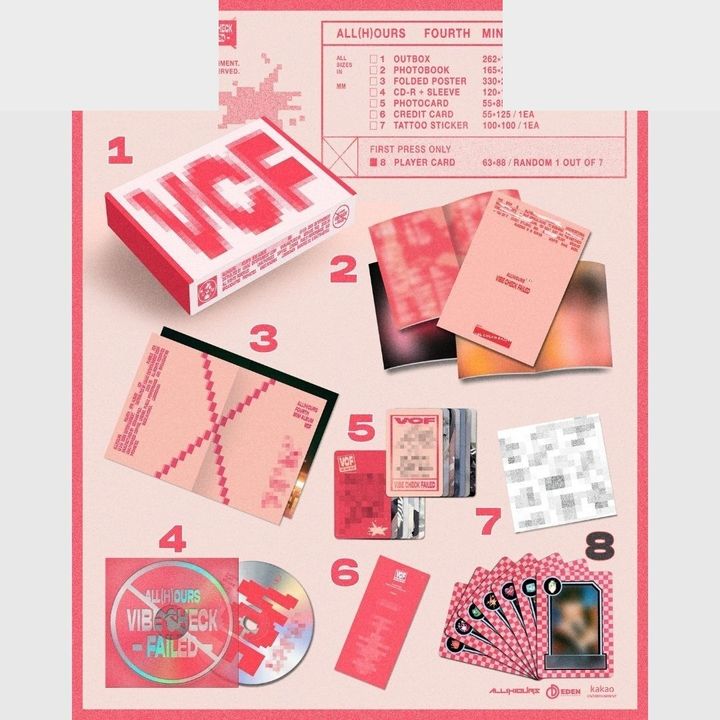 ALL(H)OURS - 迷你四輯：VCF 【Photobook 版】（CD） 內頁 1