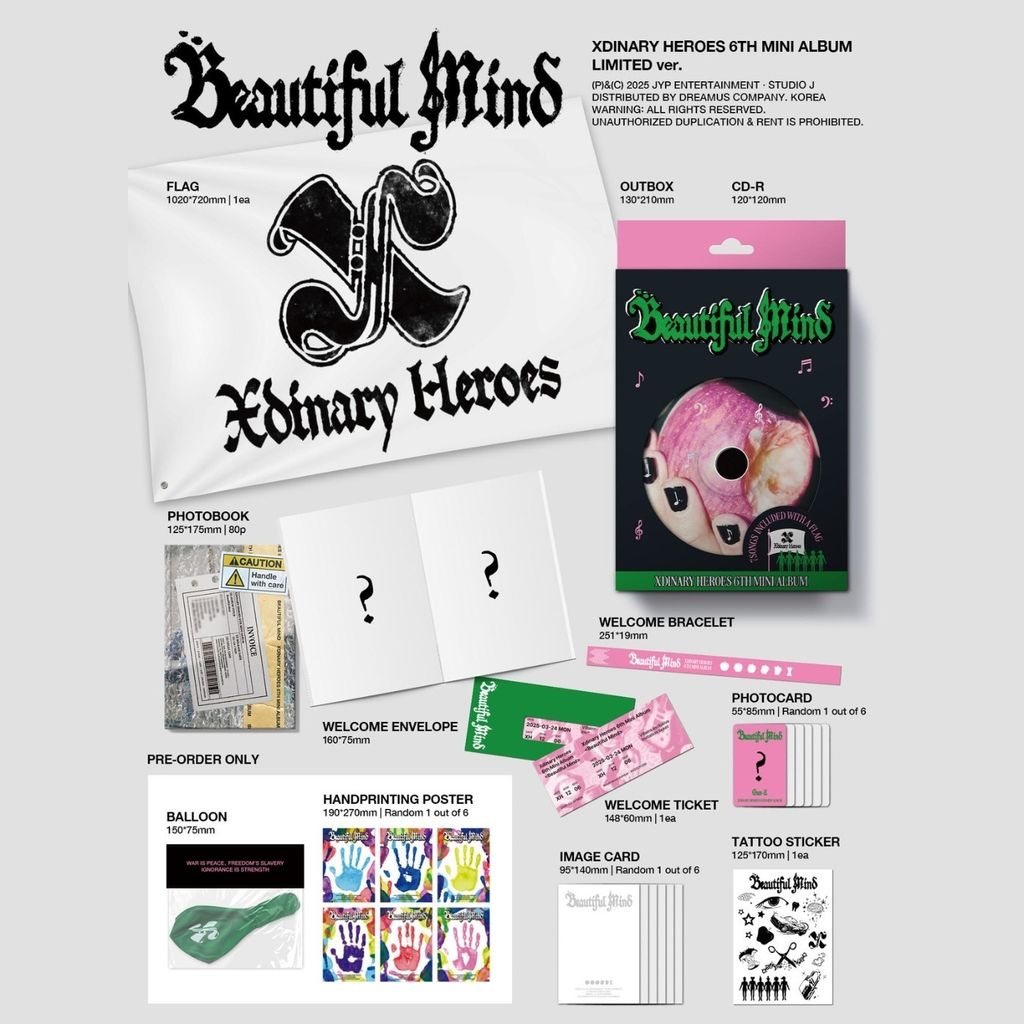 XDINARY HEROES - 迷你六輯: Beautiful Mind【限量版】（CD） 內頁 1