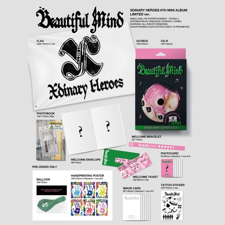 XDINARY HEROES - 迷你六輯: Beautiful Mind【限量版】（CD） 內頁 1