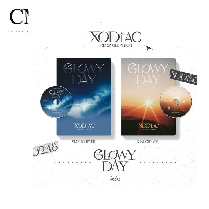 XODIAC - 單曲三輯: Glowy Day（Photobook 版｜CD） 封面