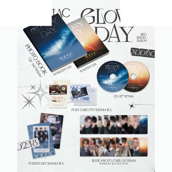 XODIAC - 單曲三輯: Glowy Day（Photobook 版｜CD） 內頁 1