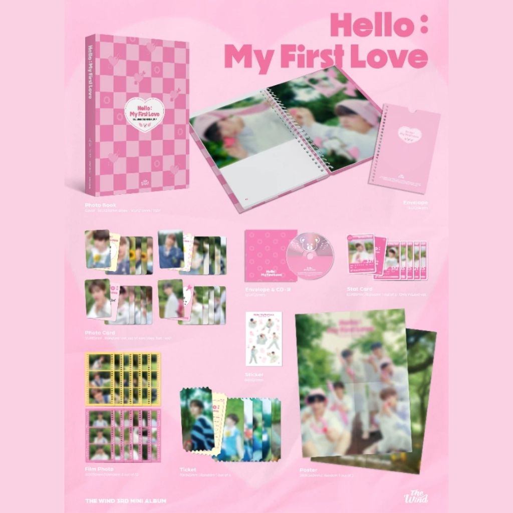 The Wind - 迷你三輯: Hello My First Love（Photobook 版｜CD） 內頁 2