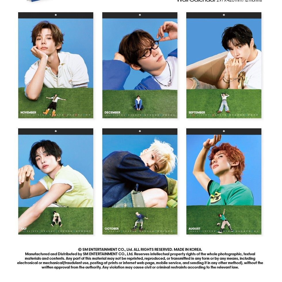RIIZE - 2027 WALL CALENDAR【掛曆】（年曆） 內頁 2
