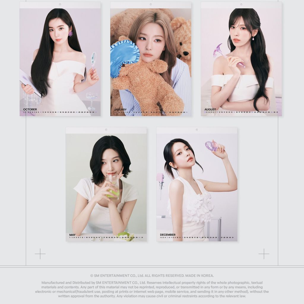 Red Velvet - 2027 WALL CALENDAR【掛曆】（年曆） 內頁 2