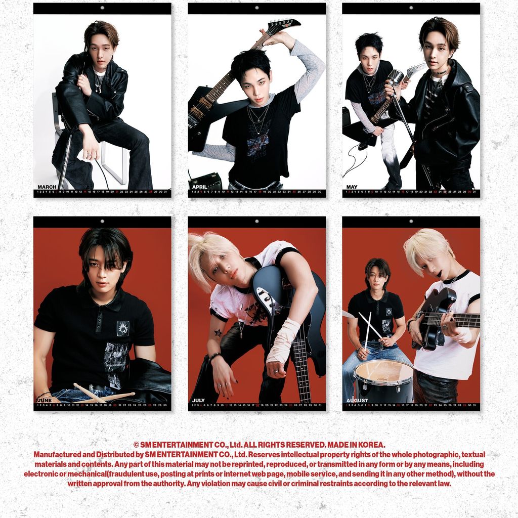 SHINee - 2027 WALL CALENDAR【掛曆】（年曆） 內頁 2