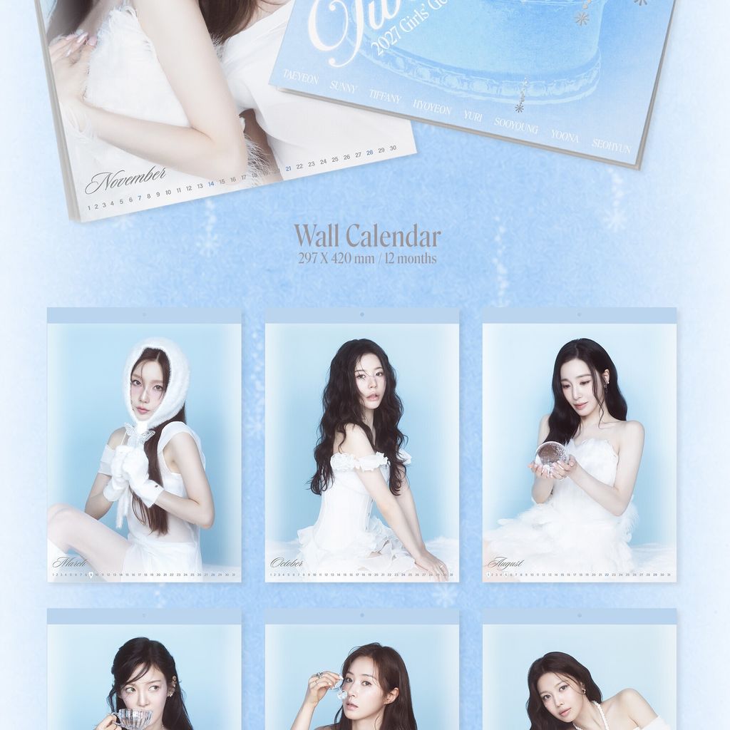 少女時代 Girls' Generation - 2027 WALL CALENDAR【掛曆】（年曆） 內頁 2
