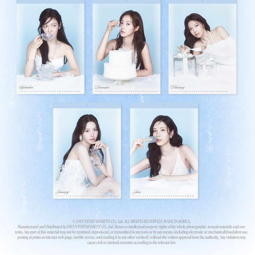 少女時代 Girls' Generation - 2027 WALL CALENDAR【掛曆】（年曆） 內頁 3