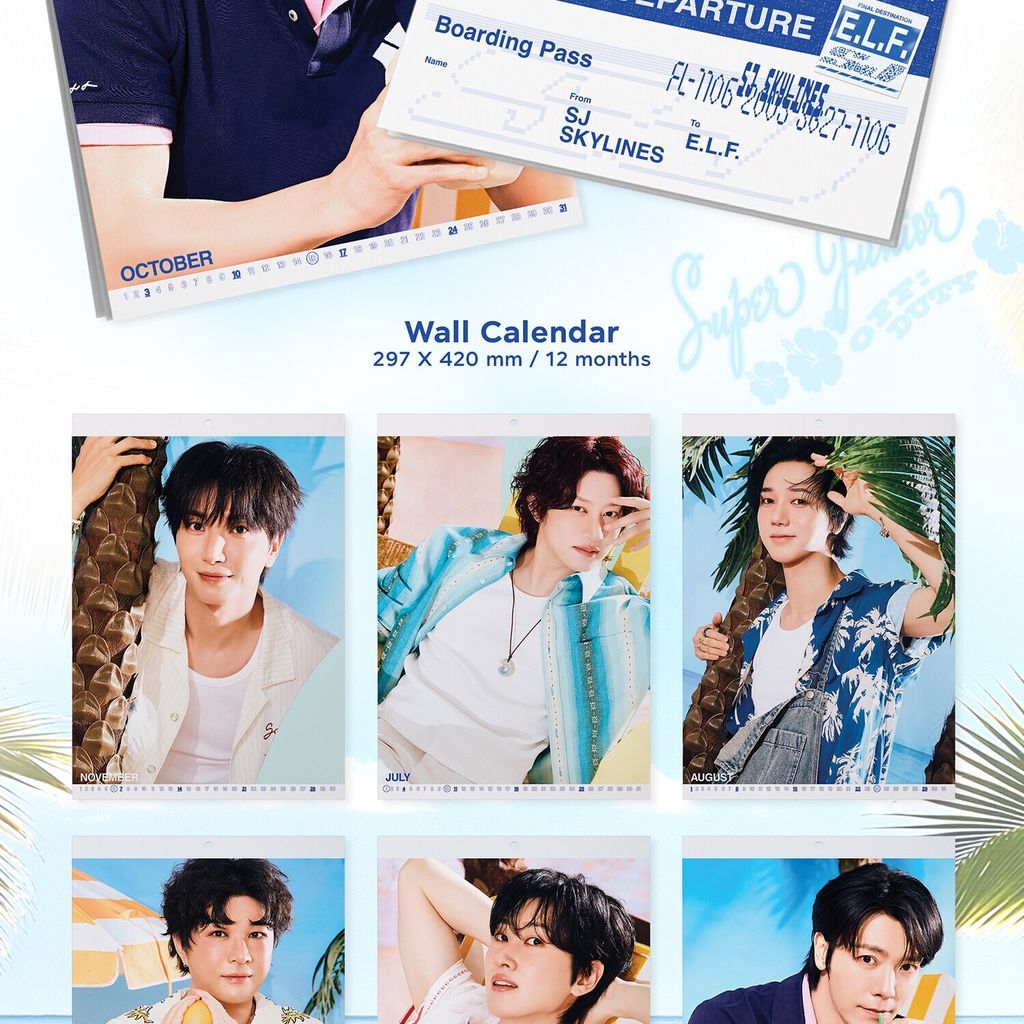 SUPER JUNIOR - 2027 WALL CALENDAR【掛曆】（年曆） 內頁 2