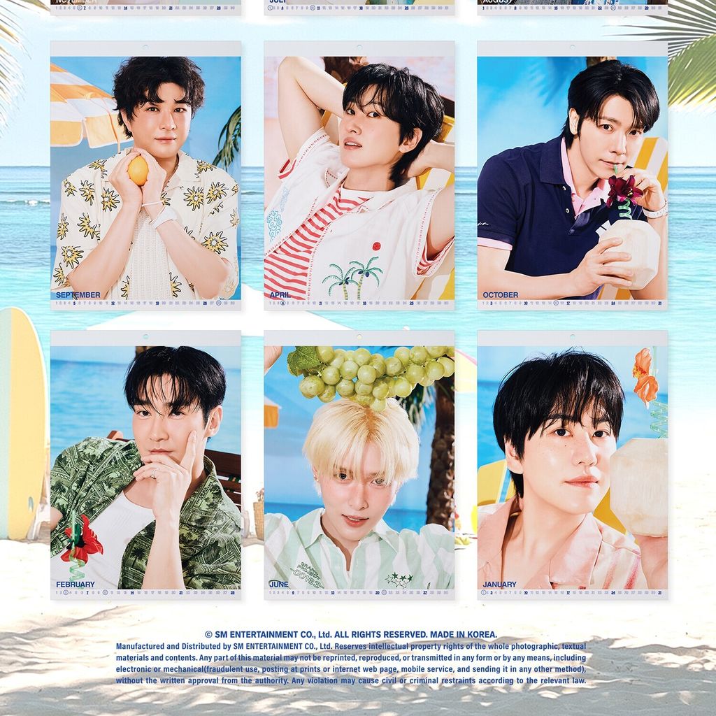 SUPER JUNIOR - 2027 WALL CALENDAR【掛曆】（年曆） 內頁 3