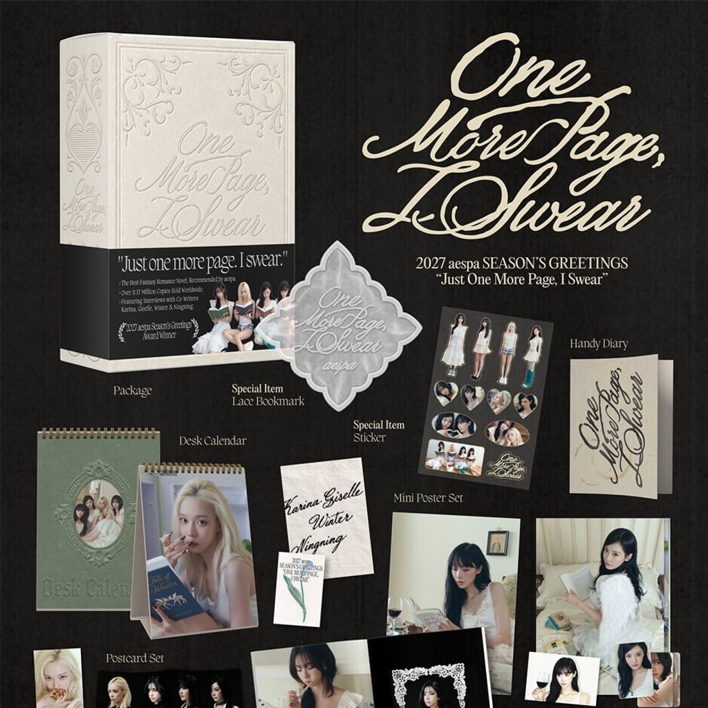 aespa - 2027 SEASON'S GREETINGS【One More Page, I Swear｜含特典】（年曆） 內頁 1