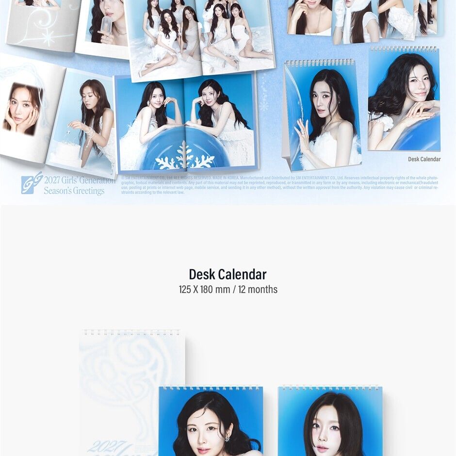 少女時代 Girls' Generation - 2027 SEASON'S GREETINGS【Twenty in Frost｜含特典】（年曆） 內頁 2