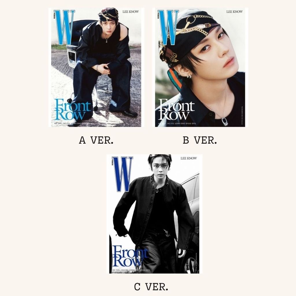 W KOREA 2026 11月號封面人物：朴寶劍 Park Bo-gum／寧藝卓 Ningning（aespa）／李旻浩 Lee Know（Stray Kids）（韓國雜誌） 內頁 2