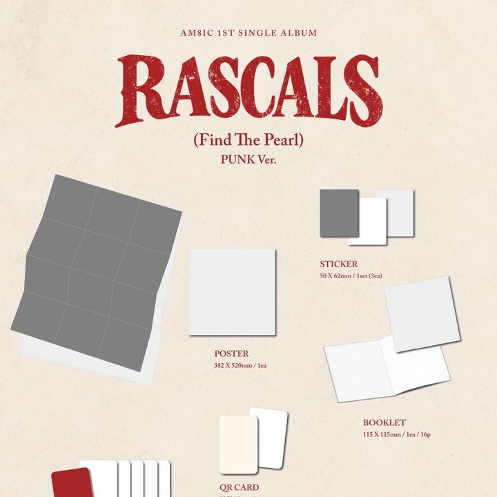 AM8IC - 單曲一輯：RASCALS (Find The Pearl)【PUNK 版／ROAD 版】（數位專輯） 內頁 1