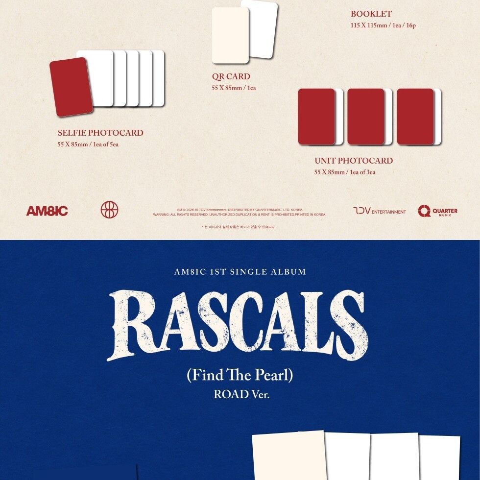 AM8IC - 單曲一輯：RASCALS (Find The Pearl)【PUNK 版／ROAD 版】（數位專輯） 內頁 2