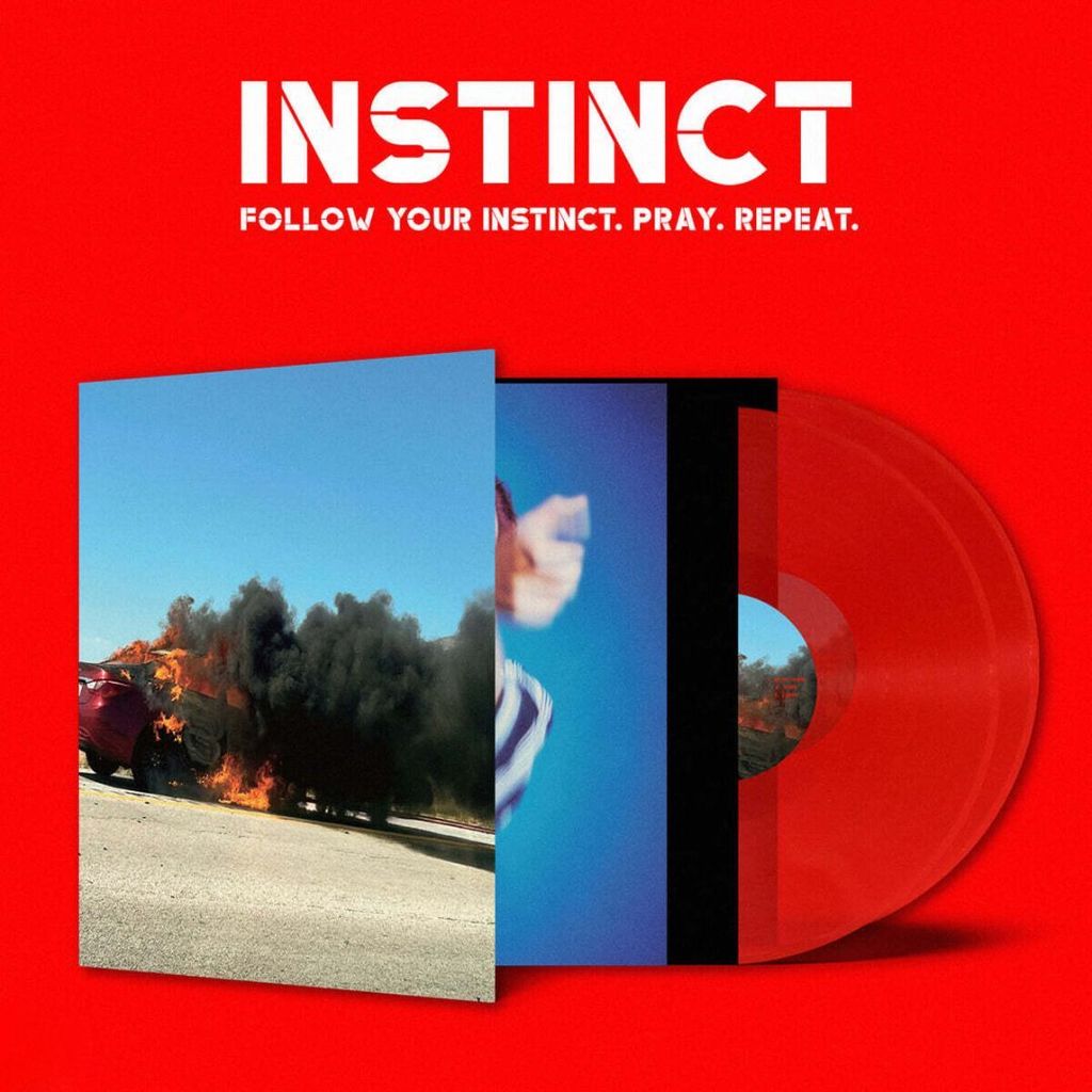 NAFLA - 正規四輯：INSTINCT【一般版｜紅色彩膠】（黑膠唱片 2LP） 封面