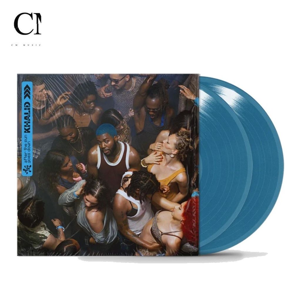 Khalid - after the sun goes down【藍色彩膠】（黑膠唱片 2LP） 封面