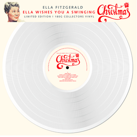 艾拉費茲傑拉 Ella Fitzgerald - Ella Wishes You A Swinging Christmas【日盤｜白色彩膠】（黑膠唱片 LP）