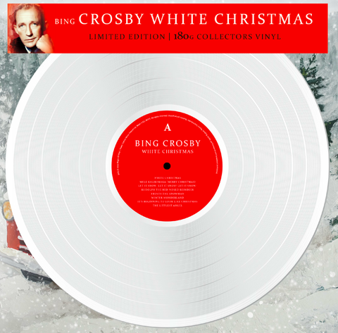 平克勞斯貝 Bing Crosby - White Christmas【日盤｜白色彩膠】（黑膠唱片 LP）