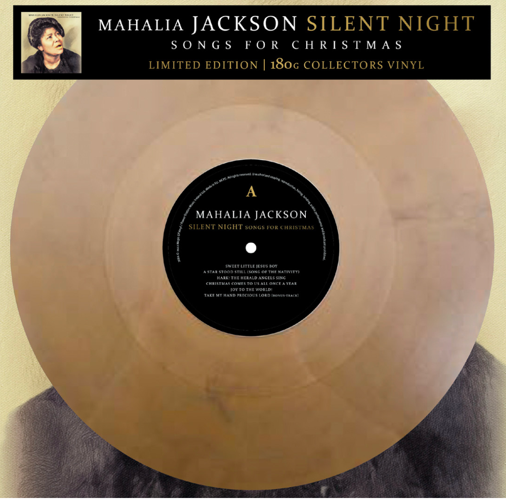Mahalia Jackson - Silent Night: Songs For Christmas【日盤｜大理石紋彩膠】（黑膠唱片 LP） 封面