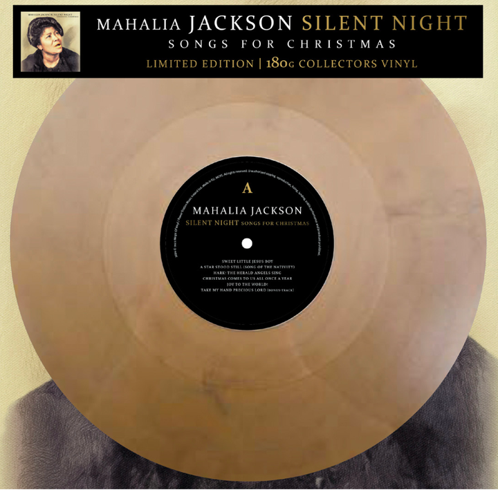Mahalia Jackson - Silent Night: Songs For Christmas【日盤｜大理石紋彩膠】（黑膠唱片 LP） 封面