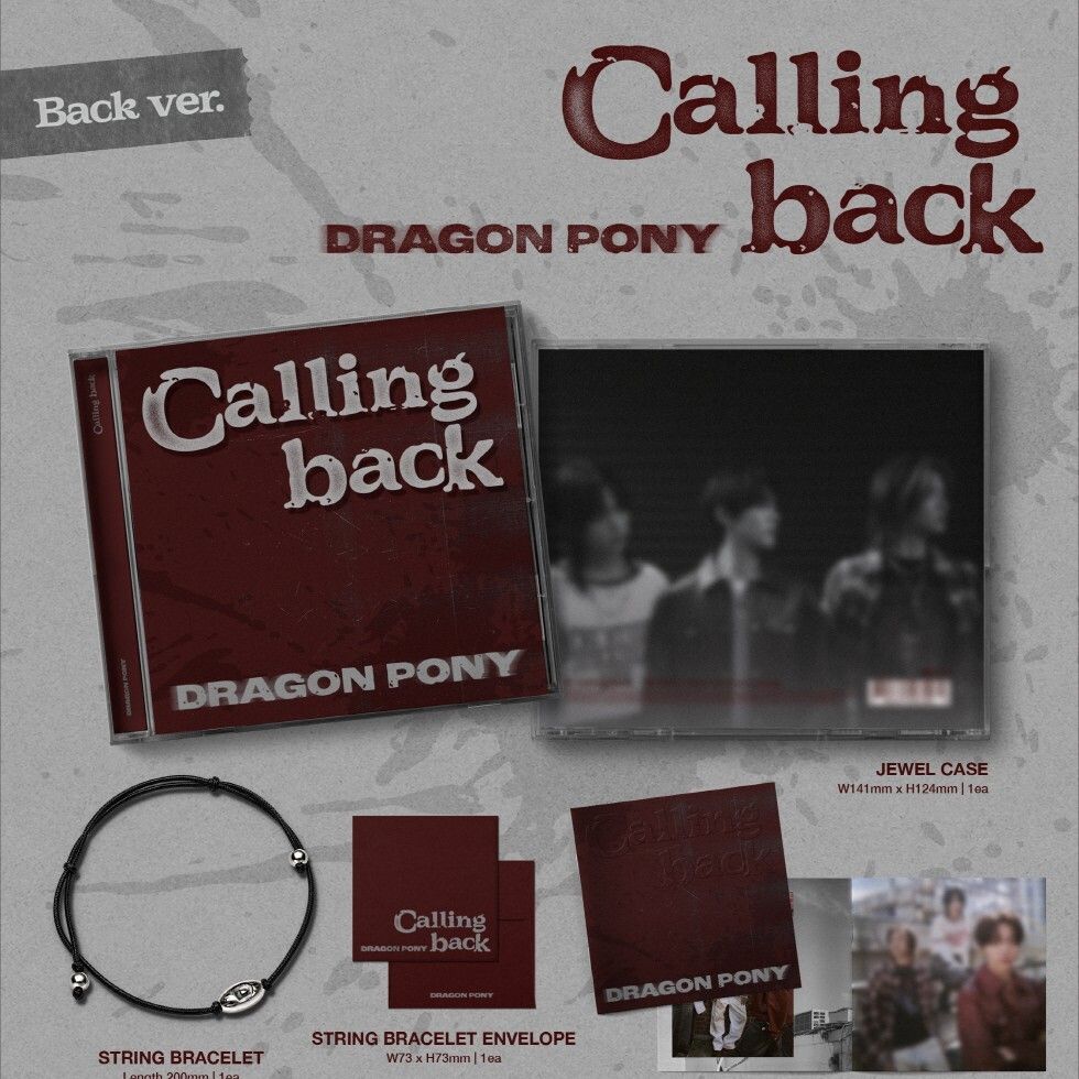 DRAGON PONY - 單曲：Calling back（CD） 內頁 4