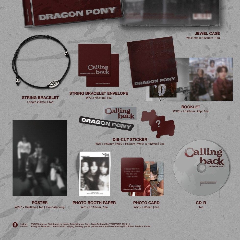 DRAGON PONY - 單曲：Calling back（CD） 內頁 5