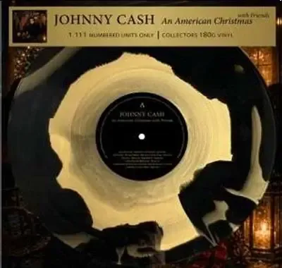 強尼凱許 Johnny Cash - An American Christmas With Friends【日盤｜色中色彩膠】（黑膠唱片 LP）