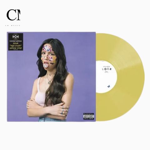 Olivia Rodrigo - Sour 【限量版｜「Ego Crush」黃色彩膠】（黑膠唱片 LP）