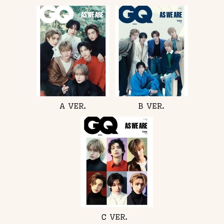 GQ 2026 11月號封面人物：TWS（韓國雜誌） 封面