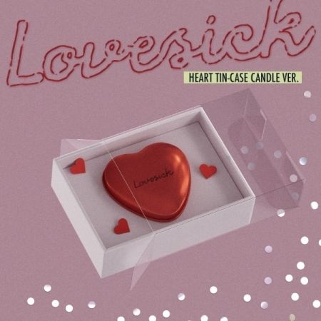 李彩領 CHAERYEONG（ITZY） - 迷你一輯：LOVESICK【HEART TIN-CASE CANDLE 版】（CD） 封面
