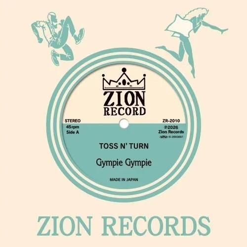 GYMPIE GYMPIE - TOSS N’ TURN / AKK34【日盤｜7吋膠】（黑膠唱片 LP） 封面