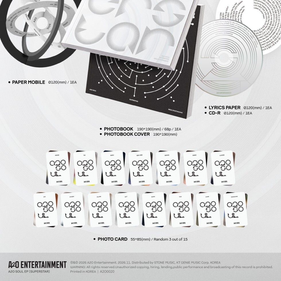 A2O SOUL - EP：SUPERSTAR【PHOTOBOOK 版】（CD） 內頁 2