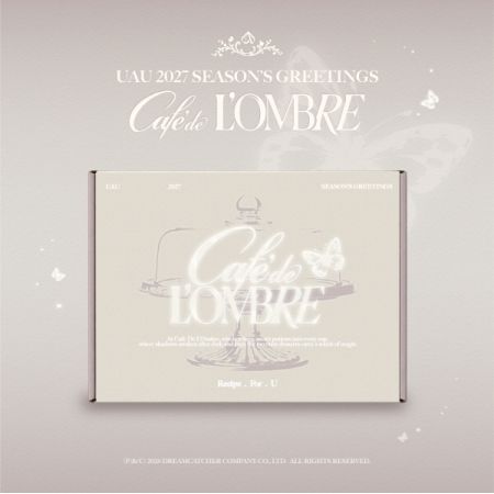 UAU - 2027 SEASON'S GREETINGS【CAFE DE L'OMBRE_RECIPE . FOR . U】（年曆） 封面